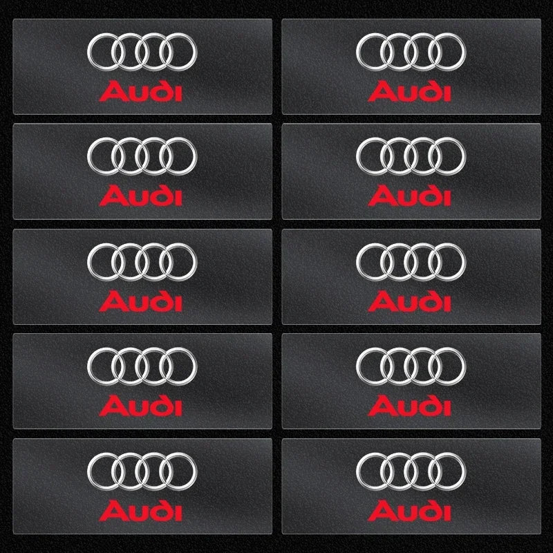 Car Interior Steering wheel 3D Sticker Decals Emblem Car accessories For Audi SLINE S2 S3 S4 S5 S6 S7 S8 S RS A3 A4 B8 8P 8V A6