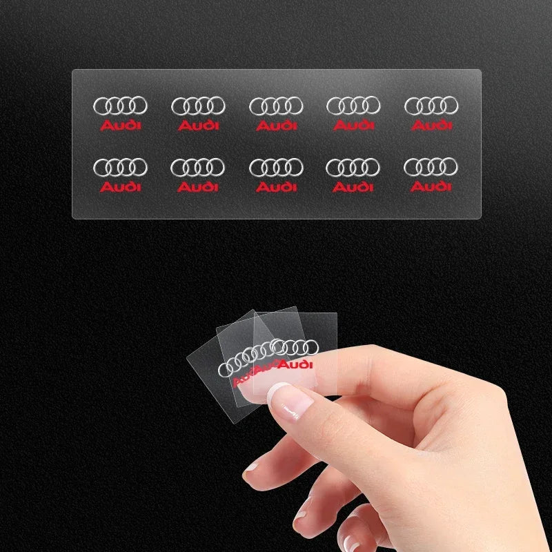 Car Interior Steering wheel 3D Sticker Decals Emblem Car accessories For Audi SLINE S2 S3 S4 S5 S6 S7 S8 S RS A3 A4 B8 8P 8V A6