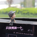 Cute Cartoon Couples Car Decoration Accessories Romantic Figurines Balloon Ornament Auto Interior Dashboard Accessories Gifts