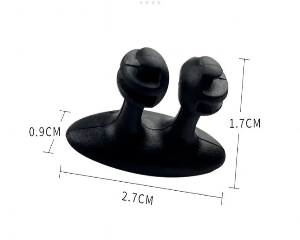 Car Dashboard Phone Charger Cable Manager Hook Headphone Line Organizer Clasp Clamp Holder Auto Interior Accessories