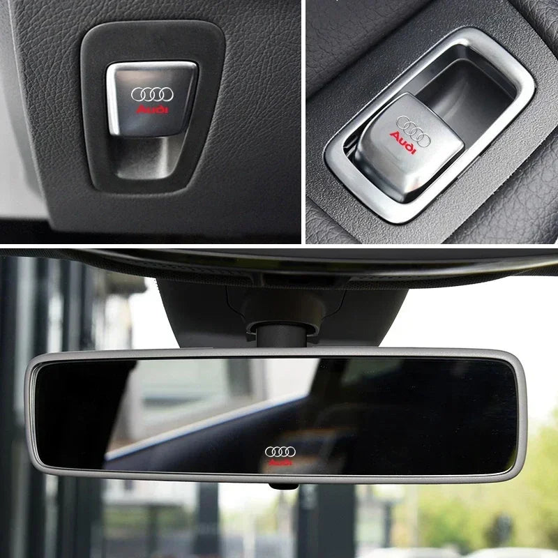 Car Interior Steering wheel 3D Sticker Decals Emblem Car accessories For Audi SLINE S2 S3 S4 S5 S6 S7 S8 S RS A3 A4 B8 8P 8V A6